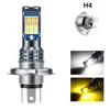 Bombilla LED de alta luminosidad para faro de motocicleta BA20D P15D H4 Foco de luz para faro modificado de vehículo eléctrico