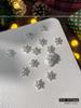 Enfeites de unha de floco de neve de natal, liga de ouro e prata, diamante, luz de flash requintada, ornamentos de armadura de luxo para uso no atacado