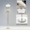 Tienda de Ropa Accesorios de Modelo Ropa de Mujer Maniquí de Medio Cuerpo para Escaparate Perchero Muñeca Falsa Maniquí de Vestido de Novia Soporte de Exhibición