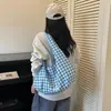 Bolsa de Lona de Gran Capacidad para Mujer 2026 Nueva Moda Casual de Verano Bolso Versátil de Hombro Único para la Escuela Viajes Diarios Bolso Tote