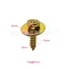 Clips Metálicos de Tornillo para Guardabarros de Coche Accesorios Decorativos de Fijación para Guardabarros Sujetadores Mecánicos