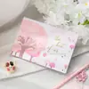 Temporada de graduación dorada exquisita tarjeta de felicitación tridimensional mensaje bendición hecha a mano creativa papel tallado postales para enviar a estudiantes al por mayor