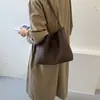Nova Bolsa de Ombro Simples Casual Estilosa Fashionável Estilo Retrô Bolsa de Ombro Único Tendência para o Dia a Dia Bolsa de Axila
