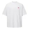 Camiseta de Manga Corta con Estampado de Letras Estilo Retro Americano Disfrazada Nanxia 2025 Nuevo Verano Juvenil Casual Cuello Redondo