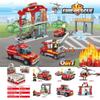 Transformador Robot Mecha King Kong Coche de Policía Animal Vehículo de Ingeniería Espacial Serie Bloques de Construcción de Partículas Pequeñas Juguetes Educativos