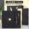 Caixa de Presente com Caderno A5 Conjunto Personalizado Novo Estilo Negócios Reunião de Alto Padrão Caderno Lembrança com Impressão de Logo Disponível