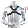 Popular cinturón de cuero para hombre YSF transfronterizo, correas de sujeción corporales para hombros, bondage, sujeción de cuero estilo SM oscuro