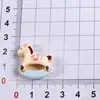 Accesorios de Resina de Conejito y Osito de Dibujos Animados Adornos Pequeños para Bricolaje Materiales Semiacabados Hechos a Mano Flores Madera de Cerezo Caballo