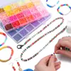 Caixa de Conjunto de Contas de Argila Macia com 24 Compartimentos Transfronteiriça 6mm Contas de Argila Macia Acessórios Kit de Material DIY Feito à Mão para Enfiamento de Contas Contas Soltas