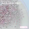 Rosa Fondo Plano Manicura Mini Pequeño Circonita Destello Joyería para Manicura Fondo Plano Forma Especial Diamante Manicura Diamante Portátil Uña Venta al por Mayor