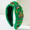 Tiara de Cabeça com Contas de Carnaval da Amazon Banhada com Strass Acessórios para Olhos de Resina de Palhaço Acessórios de Cabelo Fashionáveis para Festas