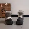 Botas de Nieve Gruesas Impresionantes Estilo Francés para Mujeres Menudas, Nuevo Modelo de Invierno 2026, Forradas de Felpa, Cálidas, Botines Peludos Super Elegantes