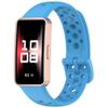 Yuelai fuerte para pulsera Huawei 9/10 correa de silicona HUAWEI Band 9 agujero cabeza de plástico monocolor
