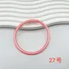 Pulsera de Silicona Brillante Europea y Americana Transfronteriza Nueva Placa Metálica Ligera Color Oro Foil 0.5 Pulsera de Silicona para Mujer