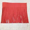 En Stock Falda de Terciopelo Coreano con Borlas y Encaje Bordado en el Dobladillo Multicolores Estilo Chino Accesorios de Ropa para Mujer Hecho a Mano DIY Fábrica de Origen