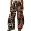 Marca Independente de Roupas Femininas Série Gato Estampa Digital Calça de Bolso Duplo-2