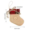 Nuevos adornos para el árbol de Navidad: Papá Noel, muñeco de nieve, accesorios de árbol de Navidad huecos de patas largas, renos de dibujos animados, decoraciones de campanas