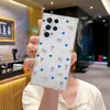 Producto popular de comercio exterior: funda de teléfono de corazón azul para Samsung 25ultra, funda fresca y transparente para S24+ cubierta protectora