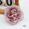 Flores de Peonía Estilo Tang Simuladas, Hanfu Estilo Antiguo, Accesorios para el Cabello de Peonía Estilo Chino, Caja de Flores, Caja de Regalo con Flores, Sombrero de Erudito