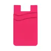 Suporte de cartão de silicone para celular porta-cartão cartão de banco cartão de ônibus adesivo traseiro preguiçoso para celular fábrica direta Promoção de Presente adesivo de cartão