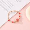 Pulseira de Corda Gyppup Star Feminina Artística Popular Novo Estilo Chinês Fresca Estudante Miçanga de Vidro Feita à Mão Ajustável Corda de Mão