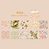 Hermoso Día Papel Material Niebla Matutina Serie Jardín Arte Flores Cuenta a Mano Caja de Regalo Papel Base Decorativo 8
