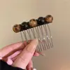 Pasador de Pelo Simple Estilo Coreano con Perlas Clip para Flequillo Peine para el Cabello Versátil de Gama Alta Domador de Cabello Rebelde Clip para Cola de Caballo