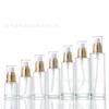 Frasco de emulsão de vidro fosco Spot 30ml Frasco de spray cosmético de 100ml Frasco de essência de 50ml