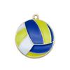 Colgante de Aleación con Goteo de Aceite Fútbol Voleibol Baloncesto Béisbol Colgante DIY Llavero Casero Pendientes Accesorios de Joyería
