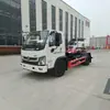 Camión de Basura Dongfeng Tuoxing D1S 3600 de Batalla Larga, Yuchai 180 de Alta Potencia, Uso Pesado, Placa Azul, Brazo de Gancho