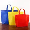 Sacolas Não Tecidas Laminadas Impressas em Cores Personalizadas, Sacolas Ecológicas com Impressão de Logo para Lojas de Roupas, Brindes Publicitários, Atacado