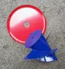 Cepillo de perforación para plantar cortasetos máquina de golpear estanques accesorios de cortacésped de mochila espiral para agujero de plantación de hoja de tabaco