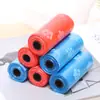 Sacos de Lixo Estampados para Animais de Estimação Transfronteiriços, 4 Rolos em um Pacote, Sacos Descartáveis Portáteis para Fezes de Cachorro, Atacado