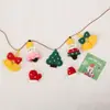 Enfeites de Natal de Crochê, Mini Luvas Fofas de Desenho Animado, Chapéus de Natal, Chaveiros, Pingentes de Bolsa de Pelúcia
