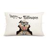 Funda de Almohada para Cintura Nueva Transfronteriza de Halloween Hermanas Sanderson Decoración de Sofá de Sala de Estar Funda de Almohada para Cintura de Lino Venta Directa de Fábrica