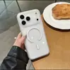 Estilo Coreano Ins Magnético Aplicable para Apple 17ProMax Sensación de Alta Gama 17 Pareja 18 Color Caramelo 17Pro Funda de Teléfono
