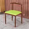 Silla de Cuerno de Hierro Artístico Minimalista Nórdico, Silla de Comedor Grande para Uso Doméstico, Silla de Restaurante con Respaldo, Adecuada para Restaurantes, Cafeterías y Restaurantes de Hot Pot