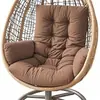 Cojín para Cesta Colgante Impermeable de Exterior Temu Amazon Transfronterizo Cojín para Reposabrazos de Sillón Reclinable Cojín Engrosado para Respaldo de Mecedora Cojín para Columpio