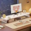 Soporte Elevador para Computadora de Escritorio Estación de Trabajo Estante de Almacenamiento para Escritorio de Oficina en Casa Elevador de Monitor de Doble Capa