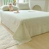 Xadrez simples transfronteiriço cor sólida lavado lençol de algodão fronha de cama de solteiro cama de dormitório de solteiro conjunto de três peças fábrica atacado