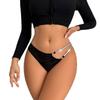 Calcinha de renda feminina transfronteiriça estilo paixão sexy quente desejo puro comércio exterior fio dental cintura baixa vazada novo estilo