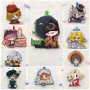 Enfeite de Feltro para Pendurar de Anime Chaveiro de Personagem de Desenho Animado Enfeite de Mochila Presente de Atividade Opções Multicores Em Estoque Atacado