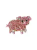 Broche de Cerdo Rosa Creativo Lindo Estilo Coreano de Aleación con Pedrería Dibujo Animado Exquisito Pin de Accesorio para Ropa de Mujer