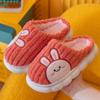 Pantufas de Algodão Infantil 2024 Inverno Novo Estilo Meninos e Meninas Casa Interior Antiderrapante Quente Infantil Médio e Grande Desenho Animado Fofo