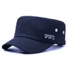Boné Flat Cap de Quatro Estações para Homens e Mulheres Boné Bordado com Estrela de Cinco Pontas para Treinamento Militar de Estudantes Boné de Baseball para Esportes ao Ar Livre Boné Militar