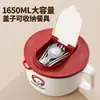 Lonchera Térmica para el Trabajo Acero Inoxidable 304 Tazón para Fideos Instantáneos con Tapa para Estudiantes Lonchera Especial para Comedor con Arroz