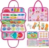 Tablero de Aprendizaje de Fieltro Transfronterizo Montessori Educación Temprana Materiales Didácticos para Niños Rompecabezas de Conocimiento de la Vida Cognitiva Tablero de Actividades Portátil