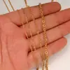 Aço Inoxidável Galvanoplastia a Vácuo Cor Dourada Aço Cor Prata Corrente Banhada a Prata Pulseira de Joias DIY Tornozeleira Acessórios de Joias
