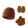2024 Gorro Transfronterizo para Bebé Gorro para Recién Nacido Gorro Fetal Gorro para Niño y Niña Guantes Botitas Set Europeo y Americano