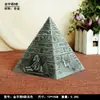 Oferta Especial Pirâmide Egípcia de Metal Milagre Galvanizado Acabamento Fino Lembrança de Viagem Cofre Pirâmide